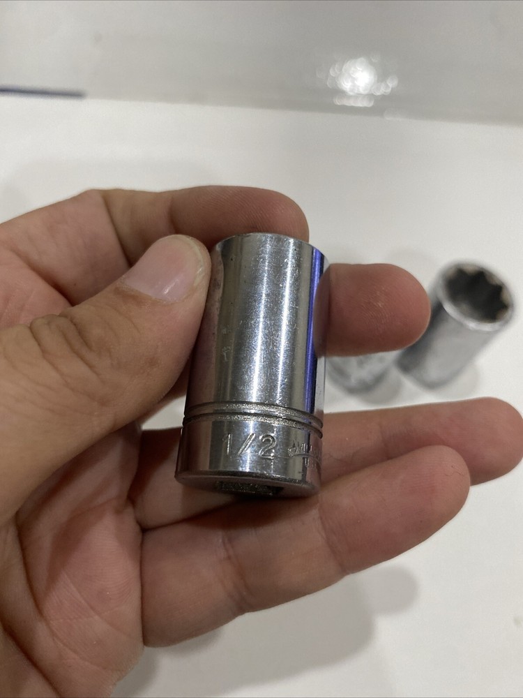 Williams Tools BD814 BD816 BD818 BD-820 3/8" Drive Shallow Socket, 8-Point