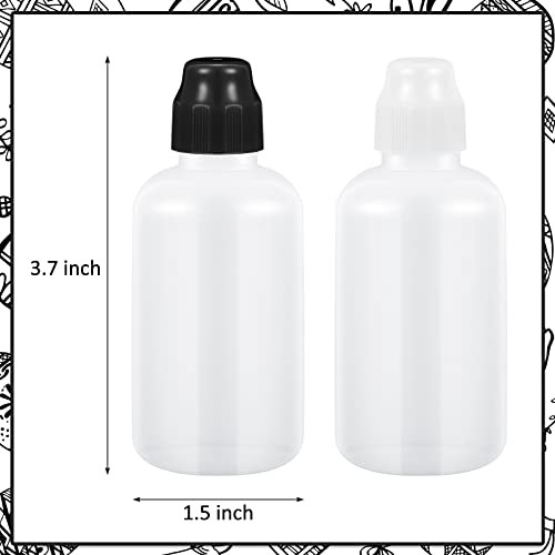 Tessco Set 2 Ounce Empty Bingo Daubers Paint Squeeze Bottles for Paint Mop 4