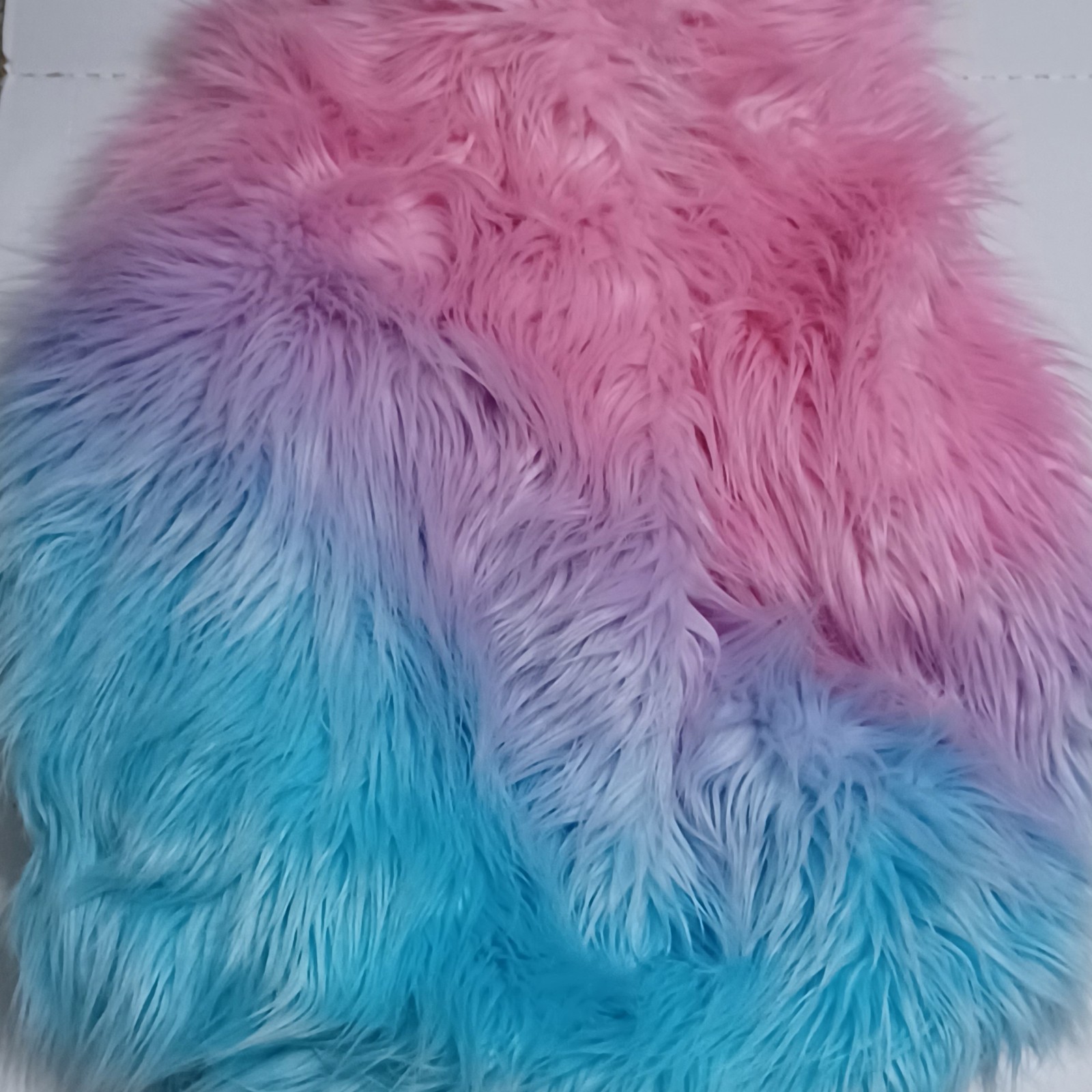 Pottery Barn Teen Snowcone Himalayan Faux Fur Bean Bag Cover Marketing Sample