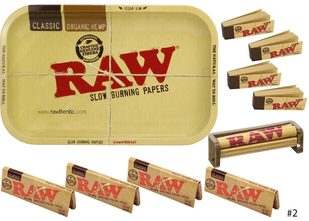 RAW ROLLING BUNDLE ROLLING TRAY 11/4 CLASSIC PAPERS TIPS ROLLING MACHINE 79mm #4