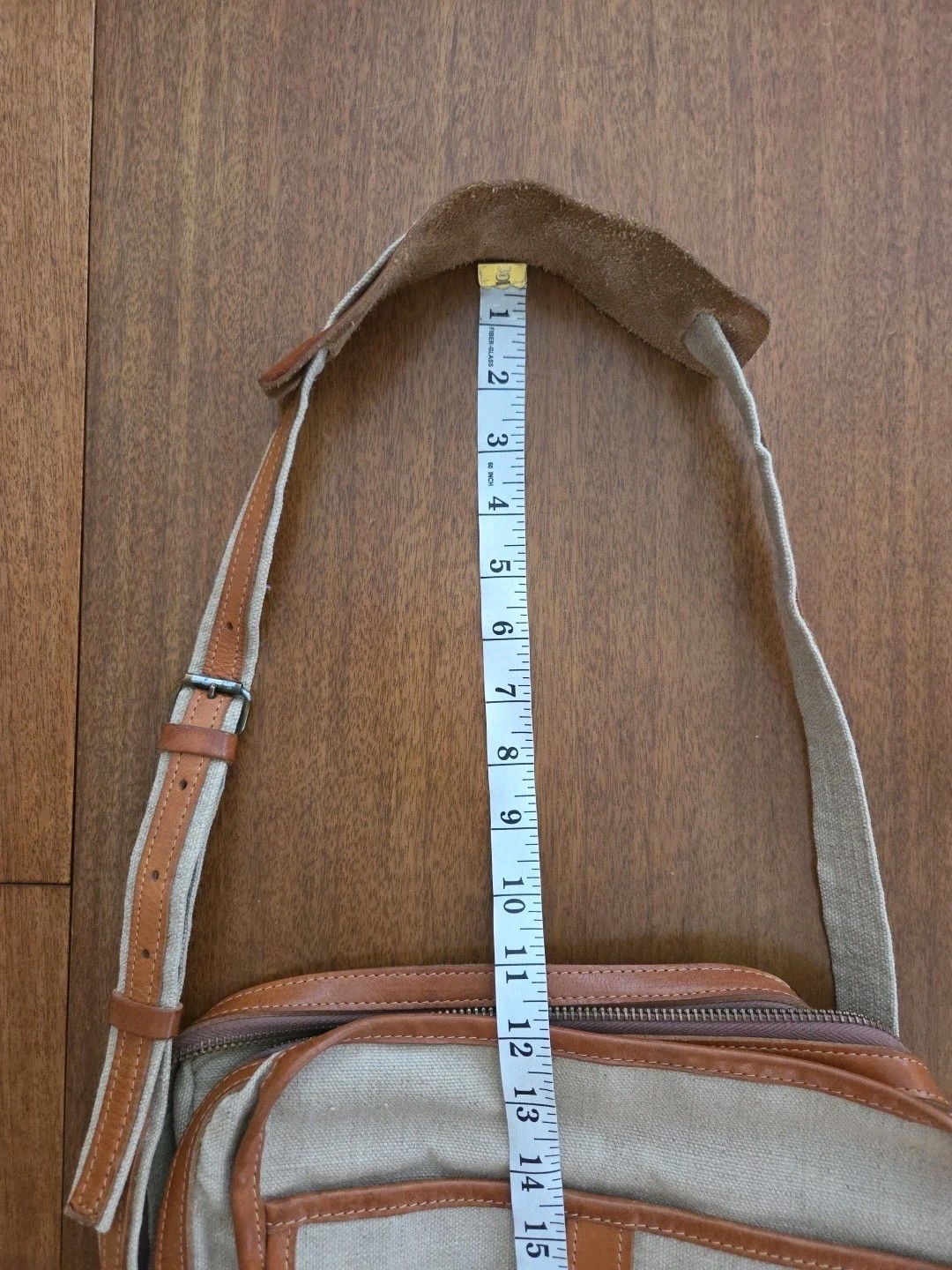 Vtg Canvas Crossbody Messenger Bag Satchel Military Safari Indiana Jones