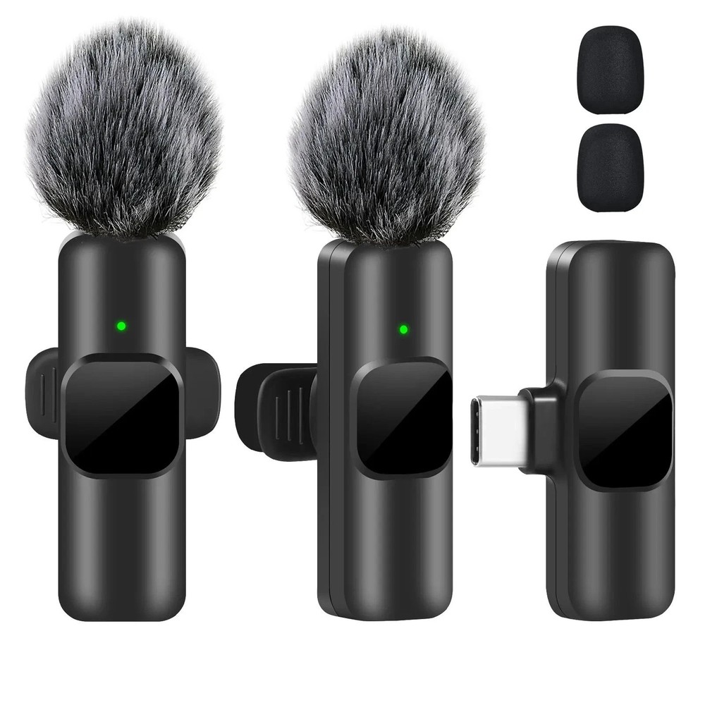 Microphone Wireless Audio Video Recording Mini Mic For Android/iPhone