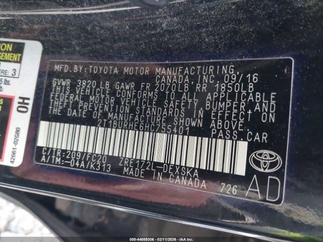 COROLLA 2017 Glove Box 5028115