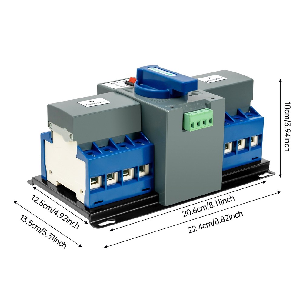 Dual Power Automatic Transfer Switch Generator Changeover Switch CB Level 63A 4P