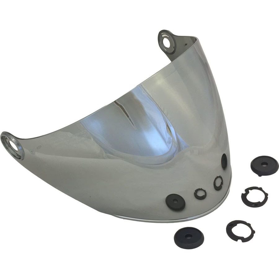 LS2 Cabrio Scratch Resistant Shield - Chrome 02-661CL77