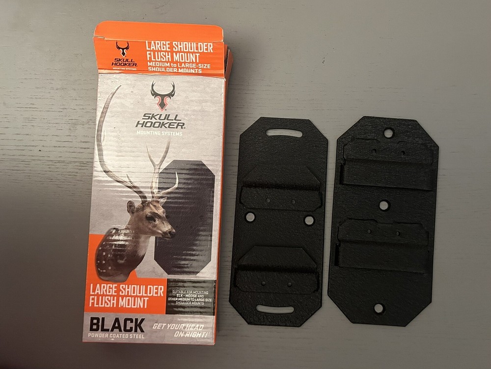 Skull Hooker SKHSFMLBLK Flush Mount Large Trophymount