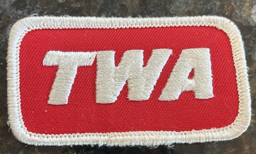 TWA Trans World Airlines Logo Cloth Patch