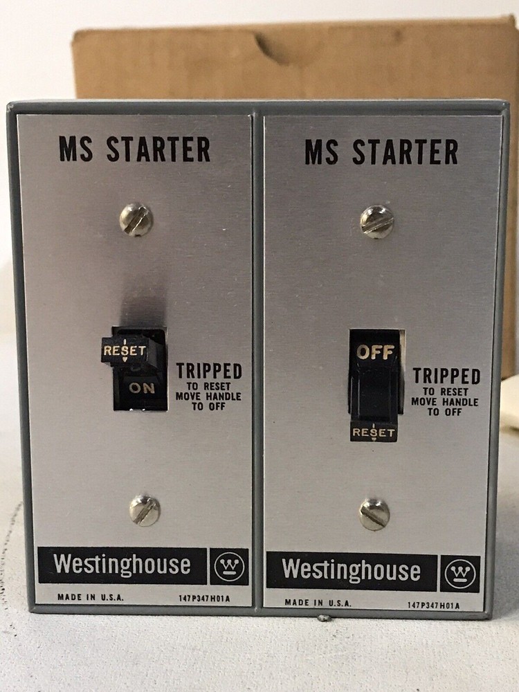 Westinghouse MST22SN Enclosure MS Starter 2- 2 Pole Toggle Switch