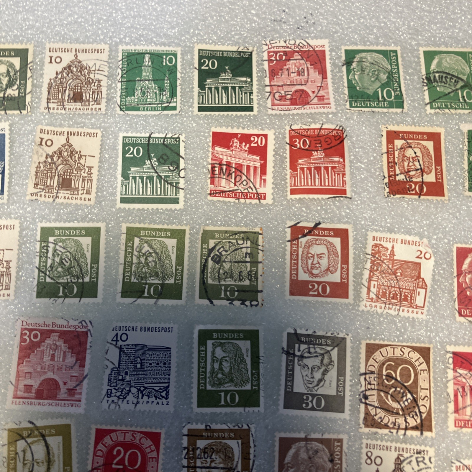 55 USED/Cancel Small West Germany Deutsche Bundespost 1945-1985 Stamps. $1Ships.