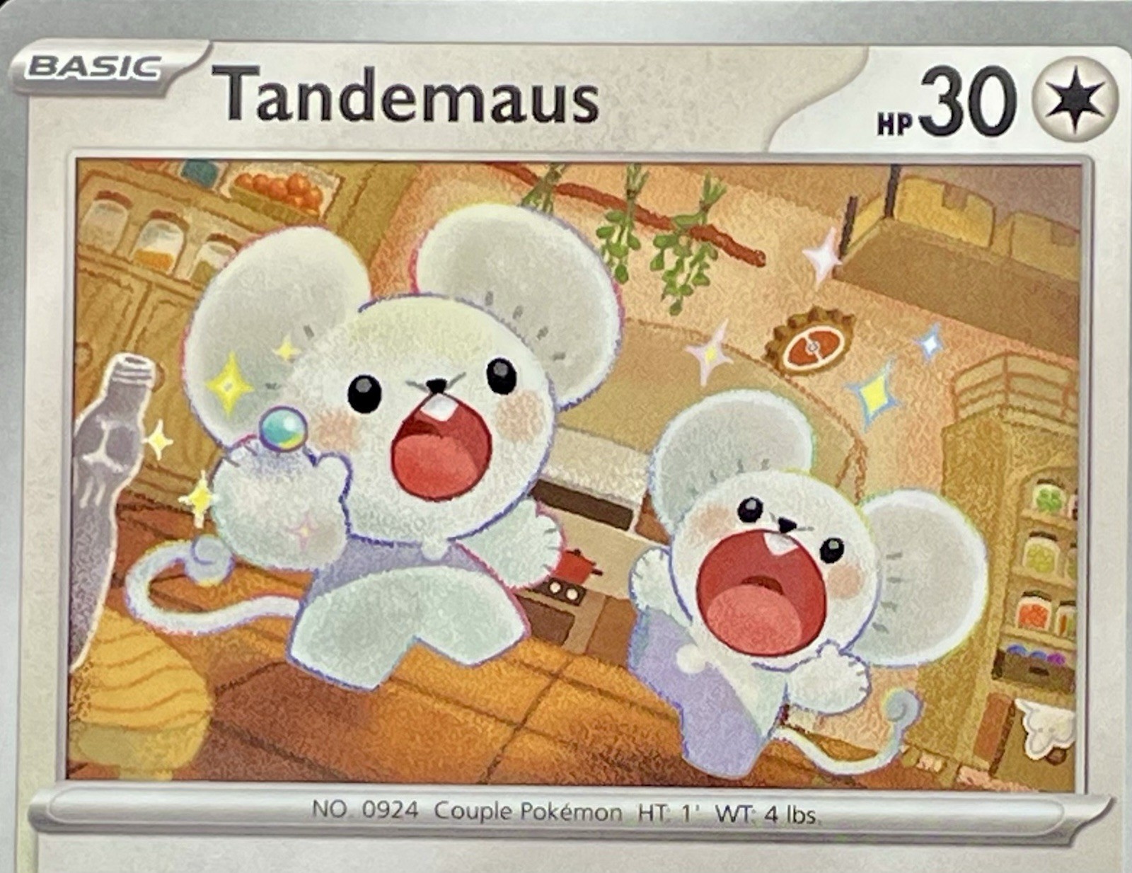 7x Tandemaus Lot - All 7 Scarlet & Violet Commons [Unique Artwork] Pokemon NM/M