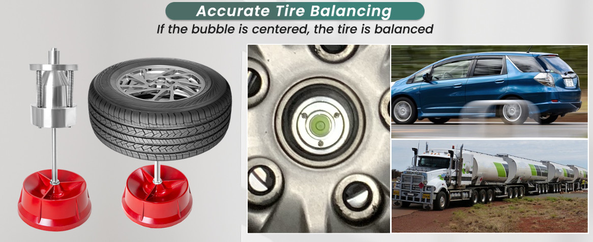Portable Bubble Tire Balancer for Car & Light Truck Wheels
