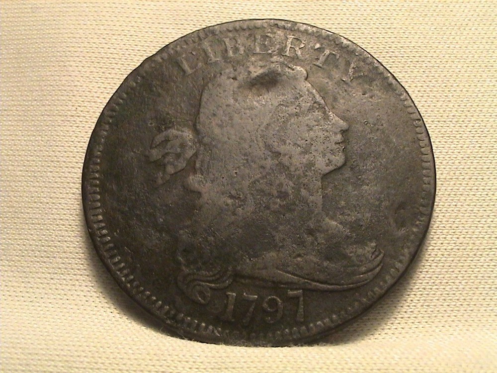 1797 Draped Bust Large Cent NC-2, R6