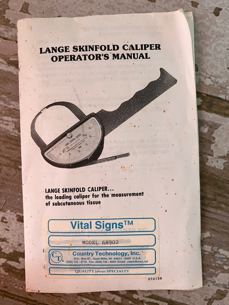 LANGE SKINFOLD CALIPER in Storage Case