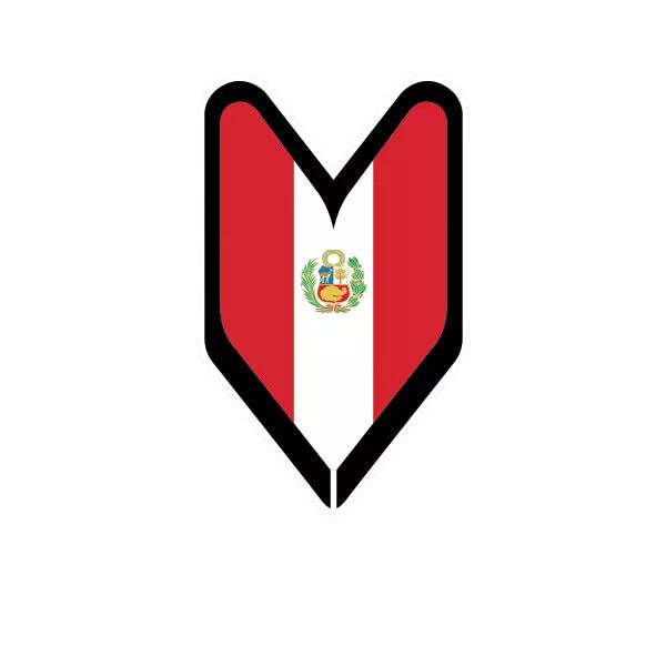 Peruvian Driver Badge Sticker Decal