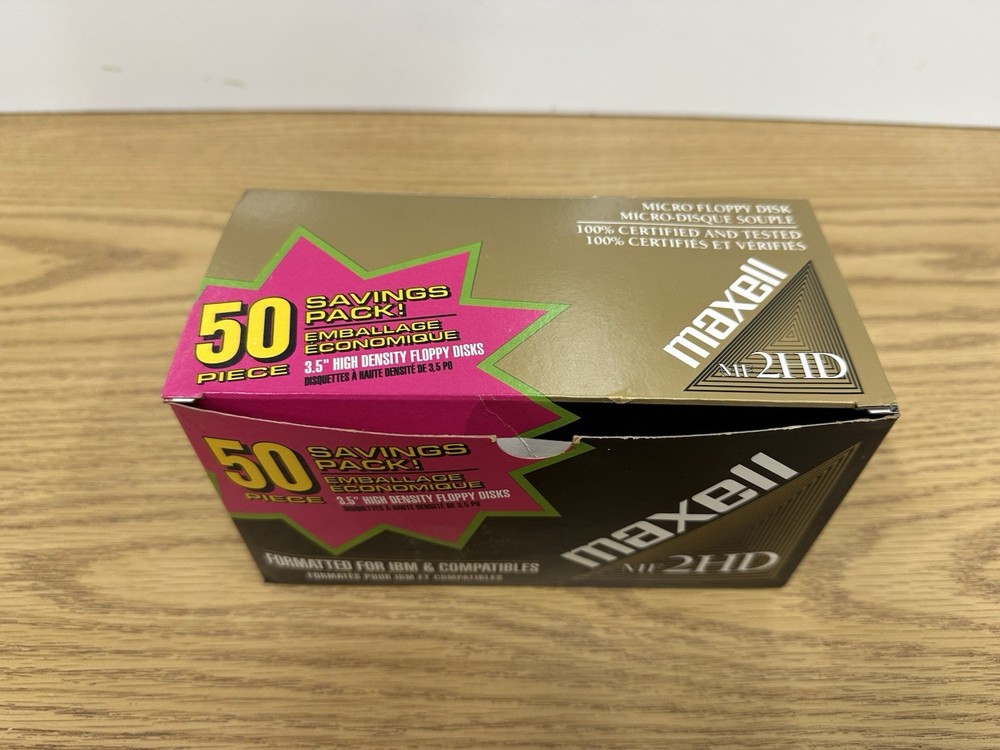maxell mf2hd 50 Pack 3.5 Floppy B