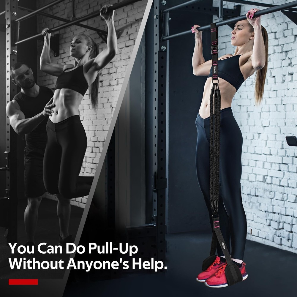 Pull Up Assistance Bands Set, Heavy Duty Adjustable Pull Up Assist Band with ...