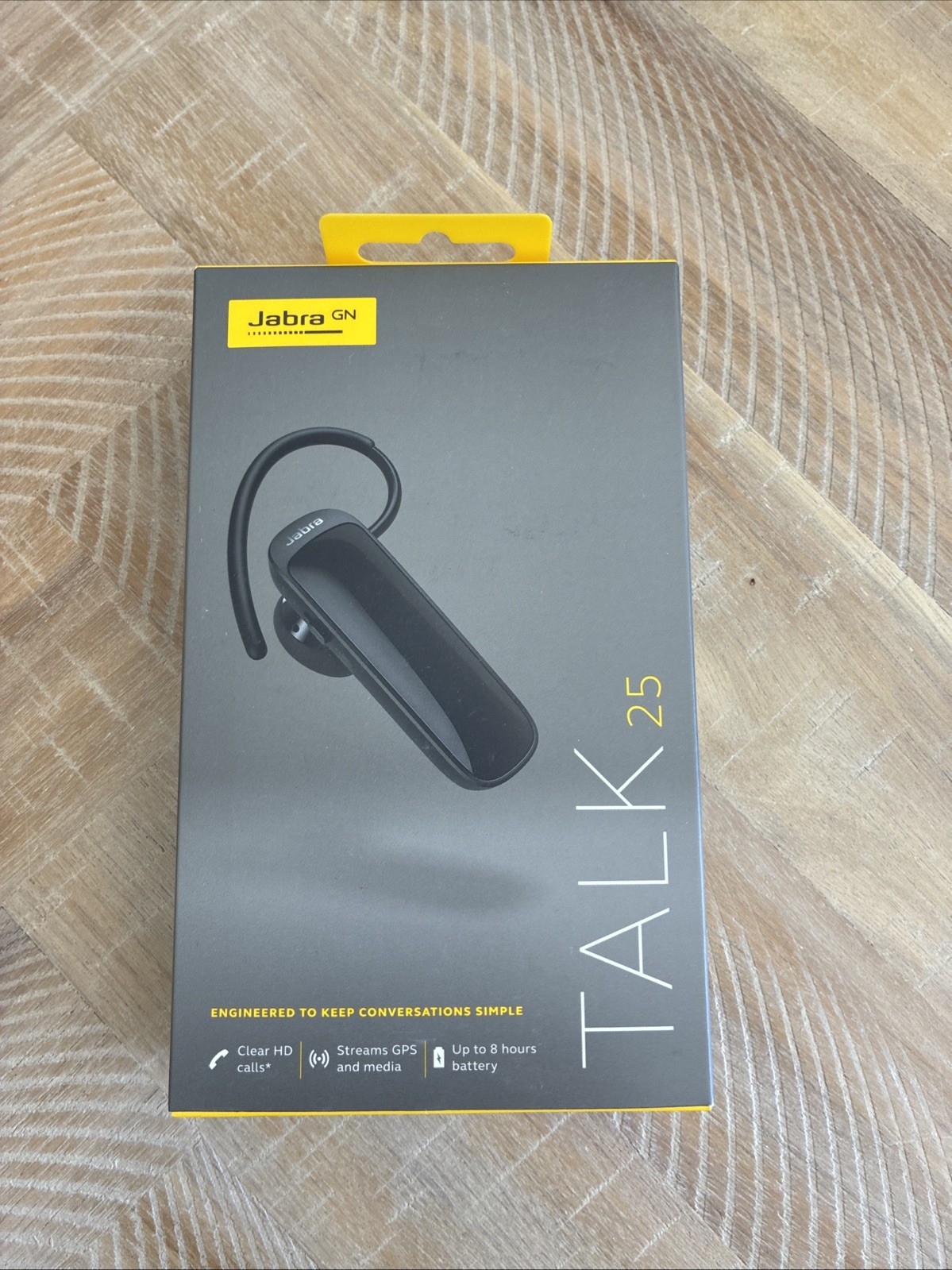 Jabra Talk 25 Bluetooth Wireless Single Ear Headset Built-in Microphone