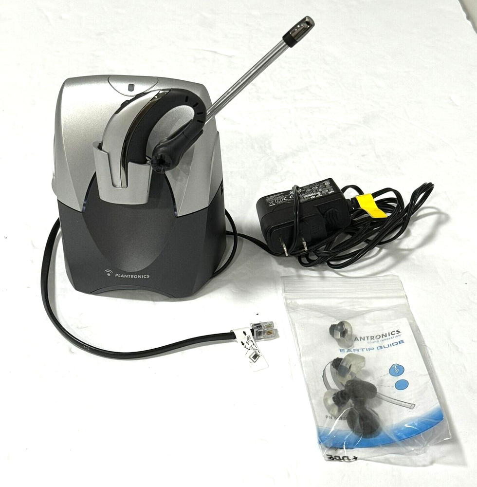 Plantronics CS70 NC Wireless Headset w/ Base Power cord
