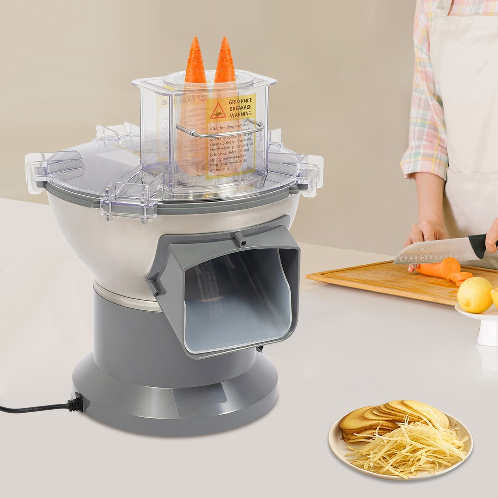 4-In-1 Fruit Slice Processor Electric Multifunctional Vegetable Dice Chopper