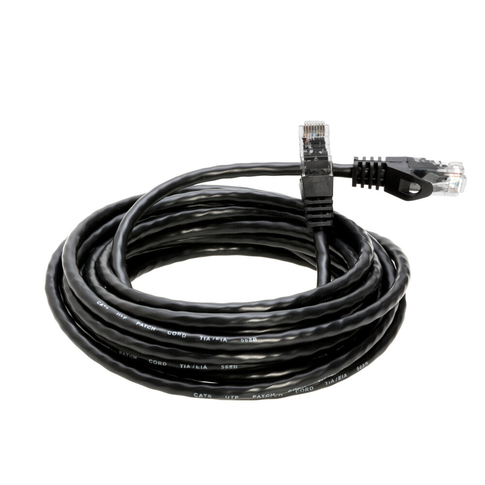 CAT6e/CAT6 Ethernet LAN Network RJ45 Patch Cable Black 1.5FT- 20FT Multipack LOT