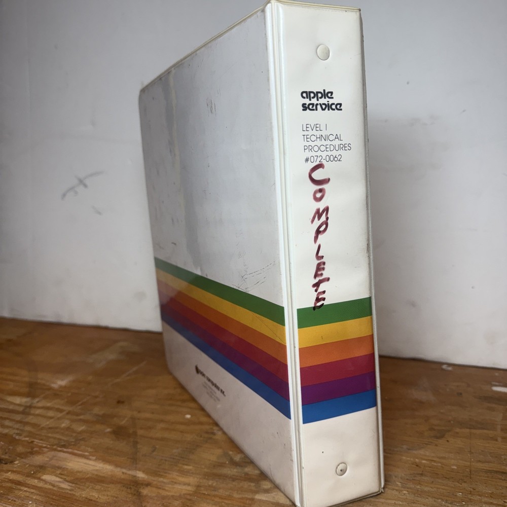 Apple Service Binder Technical Procedures Vol 1 + ResEdit Reference Version 2.1