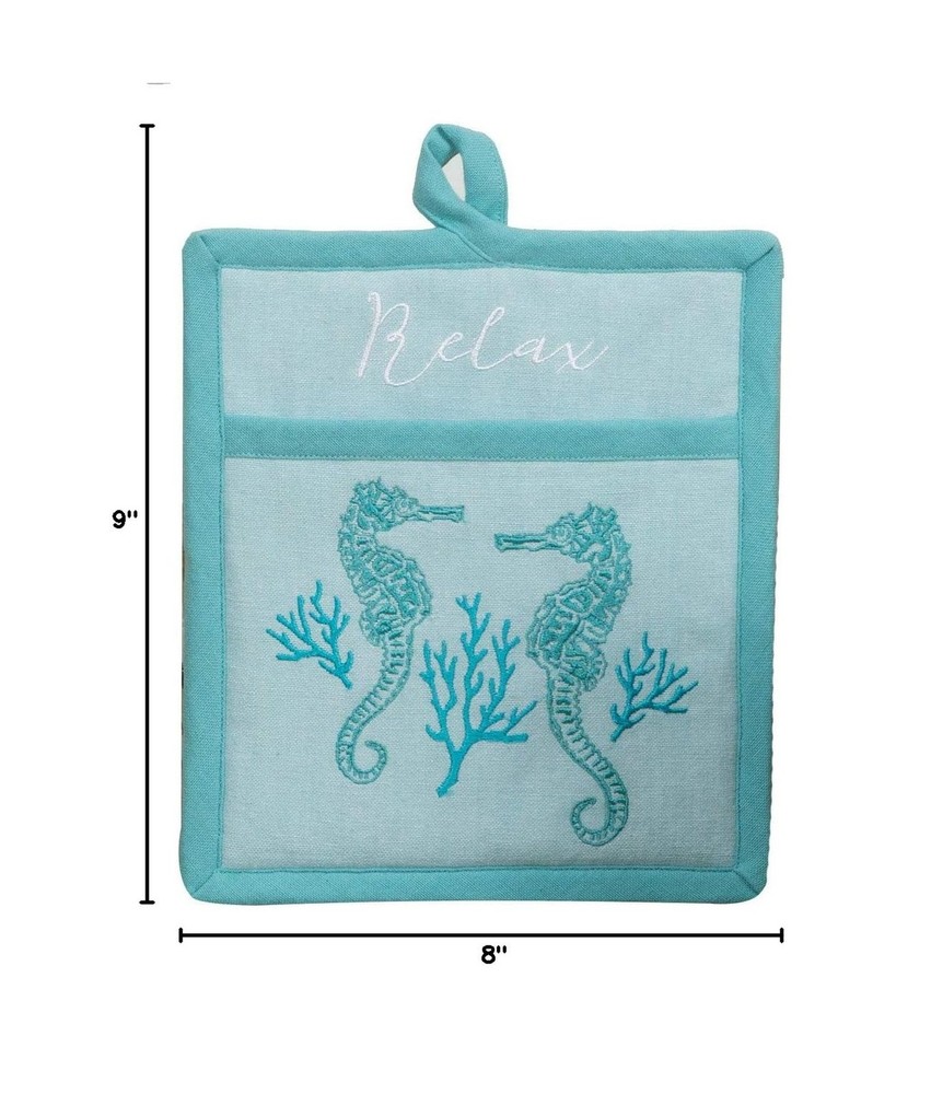 Beachcomber Pocket Oven Mitt, 8 x 9, Various