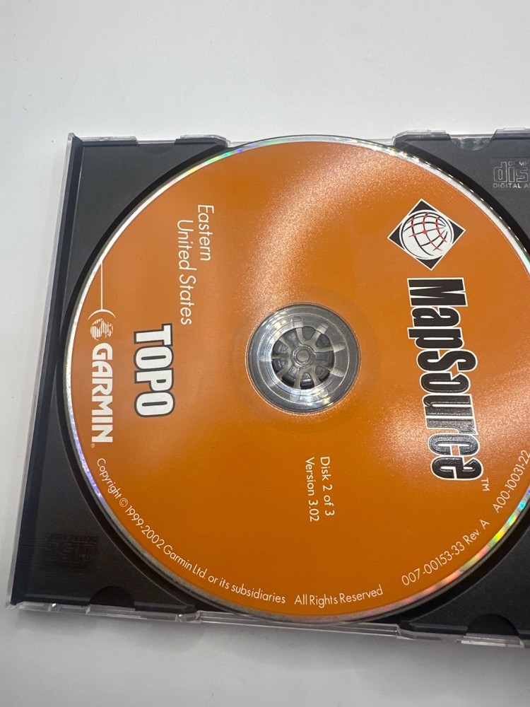 Garmin MapSource MetroGuide USA Version 5 & United States TOPO Software Discs