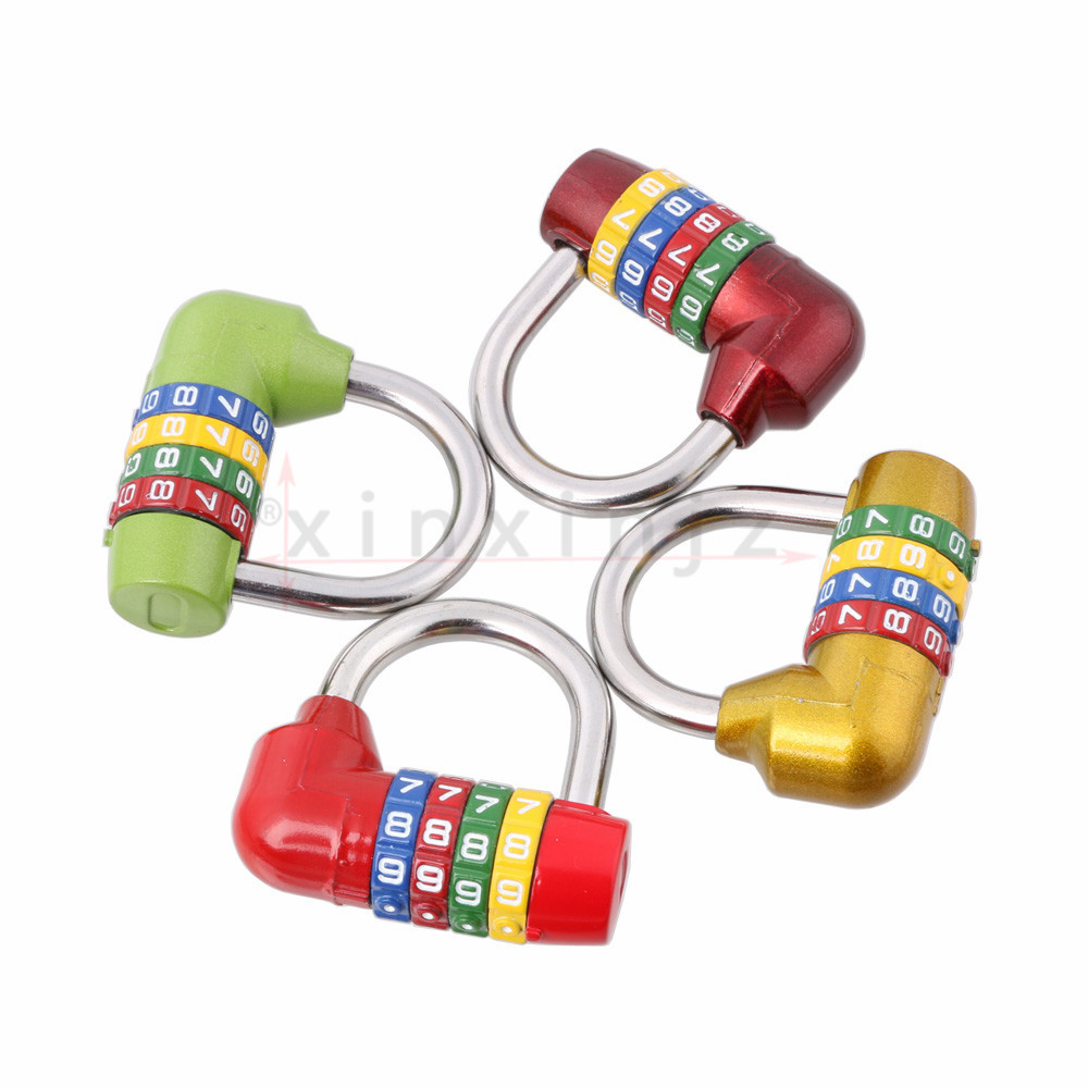 1PCS Secure Combination 4 Digit Number Lock Gym Padlock