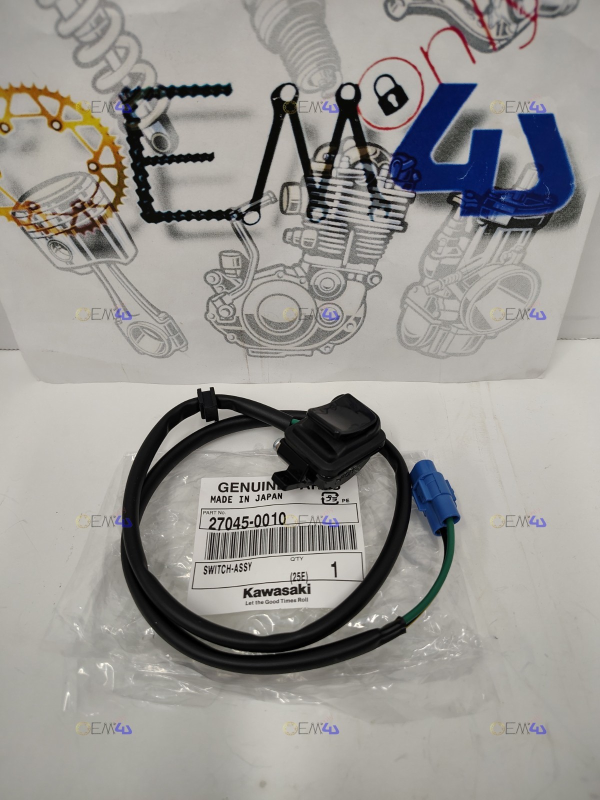 Kawasaki Genuine Switch Assy 2002 - 2026 Brute Force Prairie 27045-0010