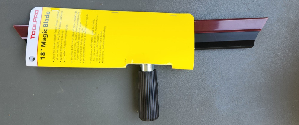 (2 Pack) ToolPro Magic Trowel Knockdown Texture Trowel (18 in.)