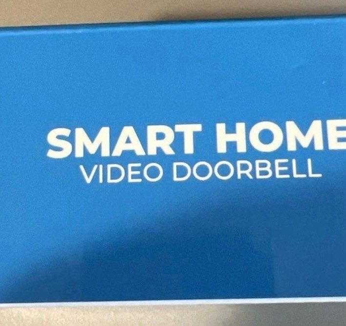 Smart Home Black Video Doorbell