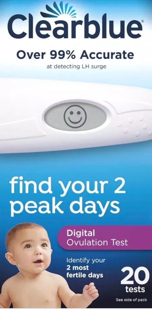Clearblue Advanced Digital Ovulation Test, Predictor Kit, 20 Tests