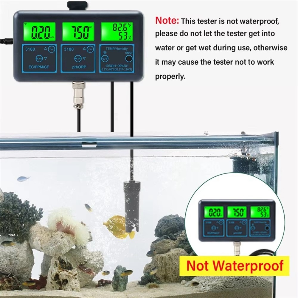 Tuya WiFi 7 In1 Water Quality Tester Multi-Parameter Water Analyzer4675
