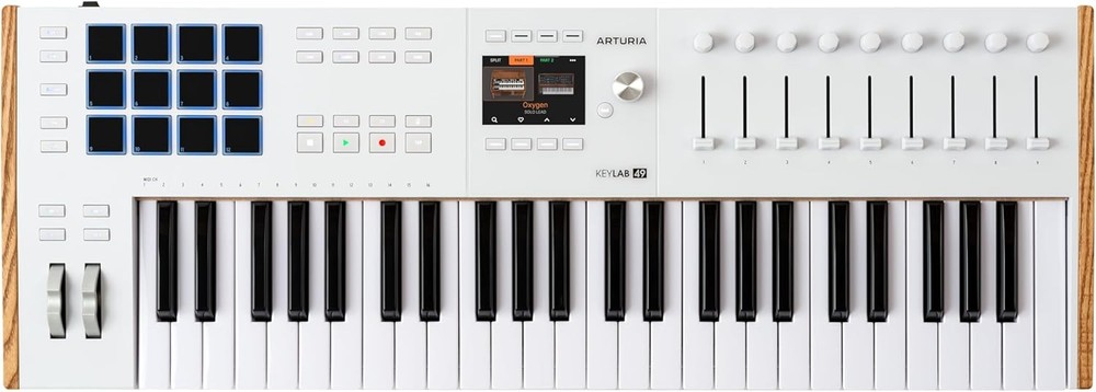 Arturia KeyLab 49 MK3 Universal 49 Key USB MIDI Keyboard Controller - White