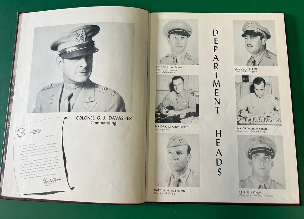 GOODFELLOW ARMY AIR FIELD CLASS BOOK 43-H