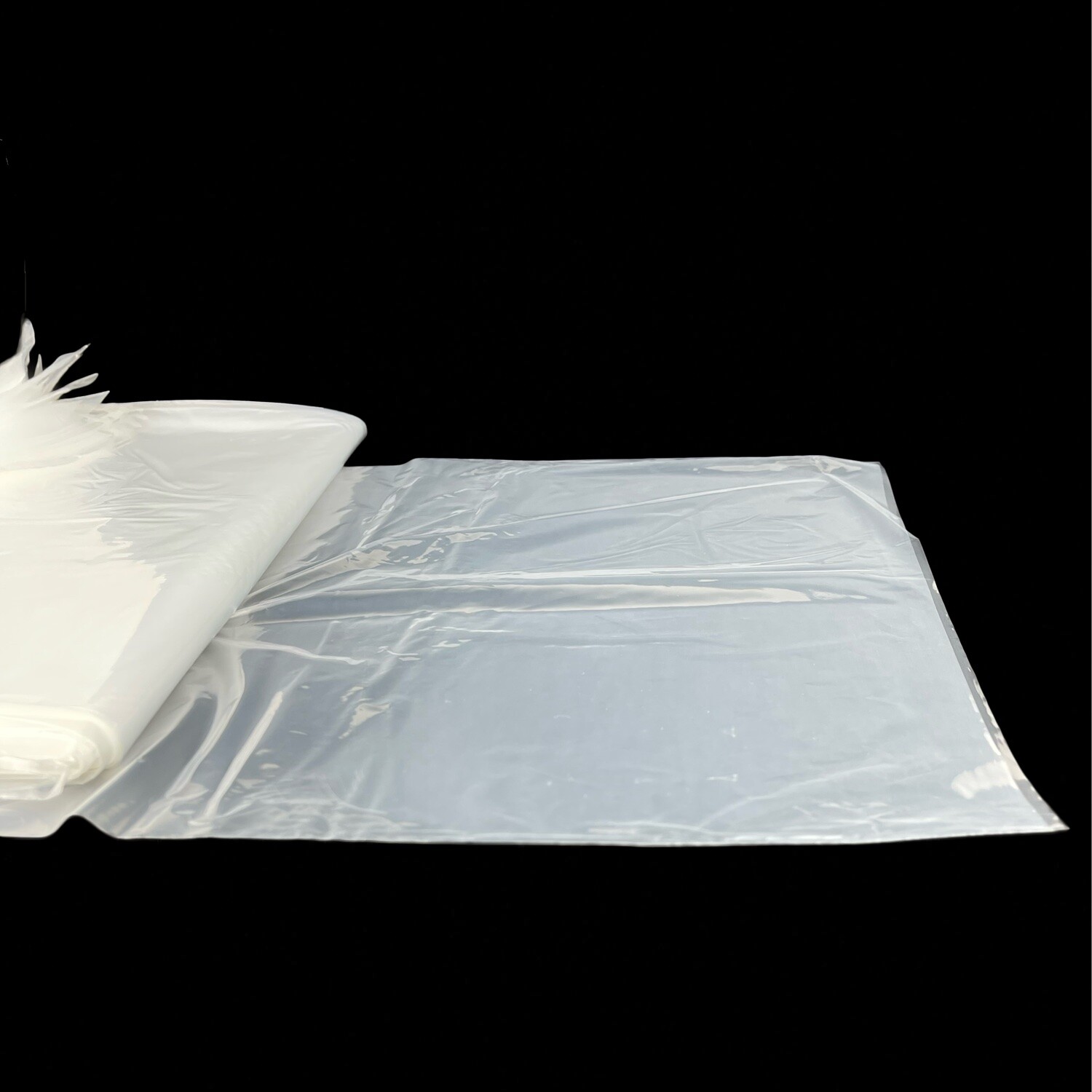 Plastic Clear Bags T-Shirt Flat Open Top Apparel Poly Bag 1Mil 100 200 500