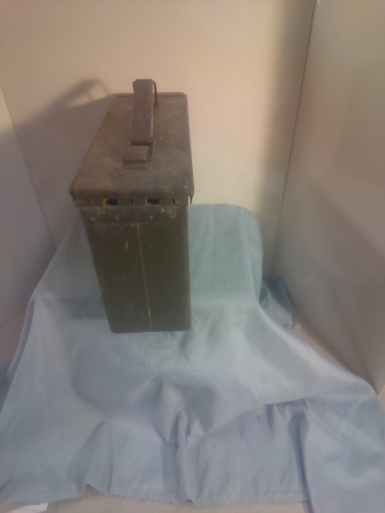 Vintage Ammunition Metal Container Empty