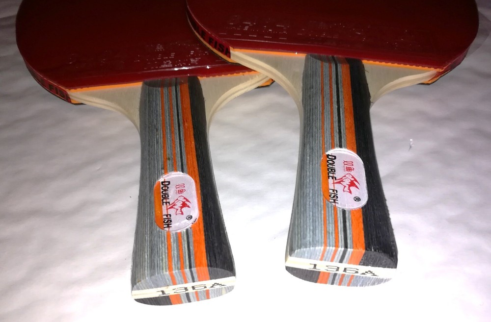 GoodBasic Long Handle (Shakehand) Ping Pong Paddle Table Tennis Racket Bat Blade
