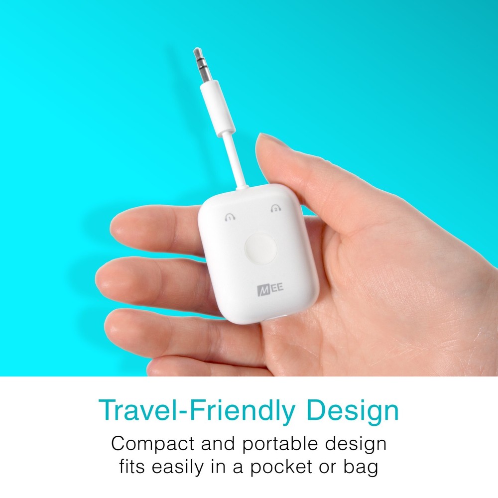 MEE audio Connect Air in-Flight Bluetooth Wireless Audio Transmitter Adapter
