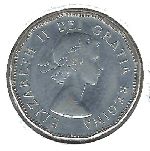1954 Canada Uncirculated QE2 & Beaver Five Cents!