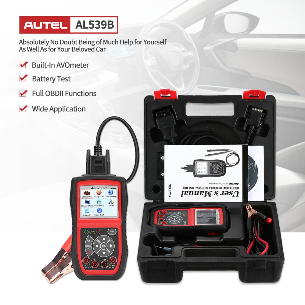 12V Car Battery Load Tester Charging System Analyzer Diagnostic Scan Tool AUTEL