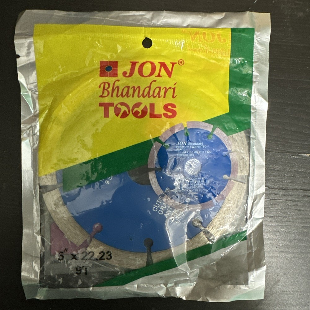 ON Bhandari 125mm Premium Segmented Diamond Blade – Stone & Tile Cutter