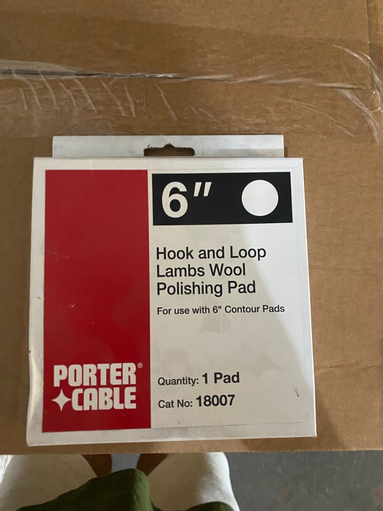 Hook and Loop Lambs Wool Polishing Pad