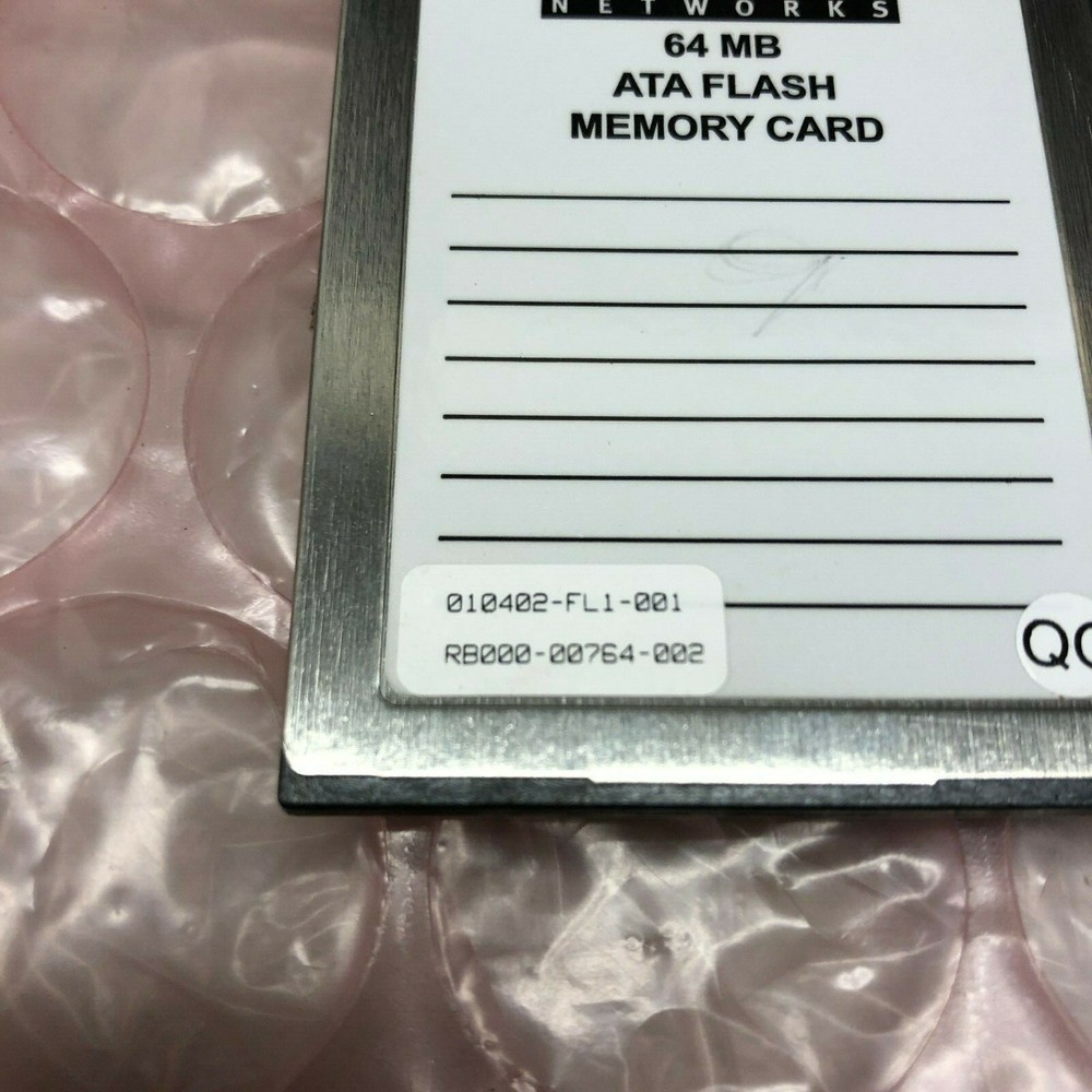 RedBack MEM-FLASH-PC64MB, 64MB ATA Flash Memory Card (VAPQAA9GAA)