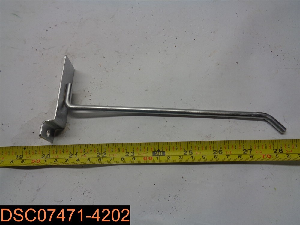 Qty =71 Slat Wall Display Hooks 8"