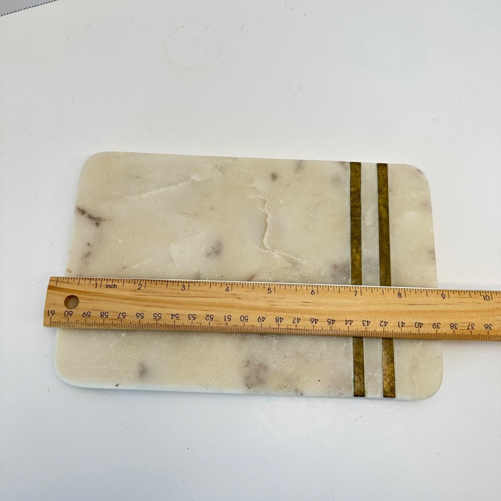 Marble Cheese Board - 9" - 6" Copper Lines Marbled