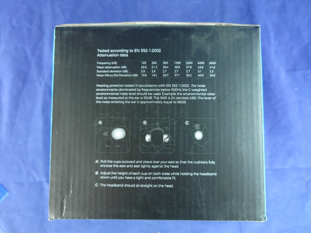 MPOW Noise Reducing Ear Muffs SNR34dB - HM035A- 2 Pack