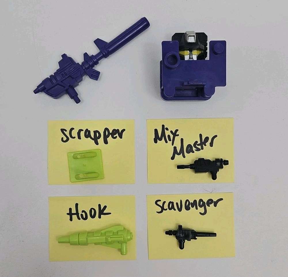 Transformers DEVASTATOR Head And Parts Weapons Accessories
