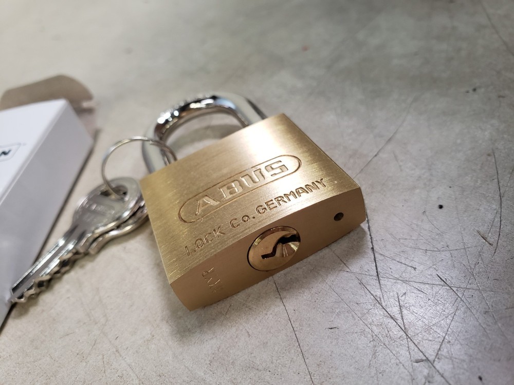 ABUS 48JR06 Keyed Padlock, 13/16 in Rectangle