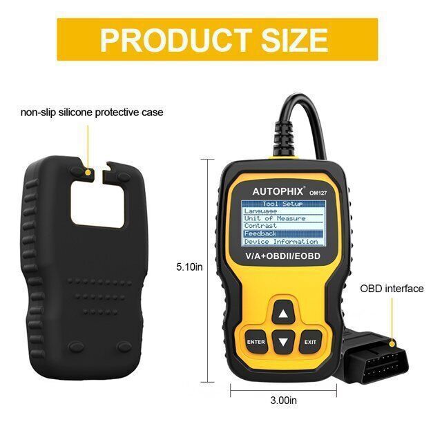 Automotive OBD2 Scanner OBD Code Reader Car Diagnostic Tool Check Engine Fault